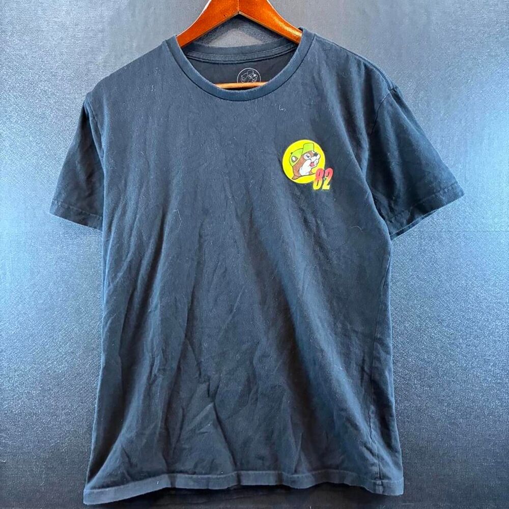 Men's Black and Navy T-shirt